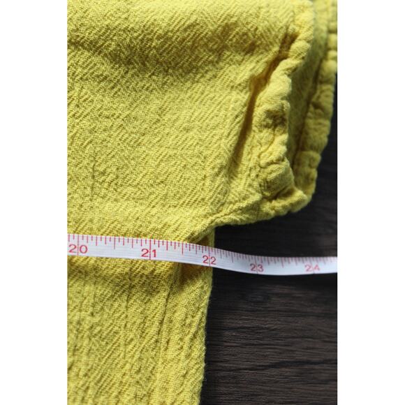 Oh My Gauze! Lagenlook Top Tunic Yellow Beachy Yellow Vanity Size 2 Medium - Picture 11 of 12